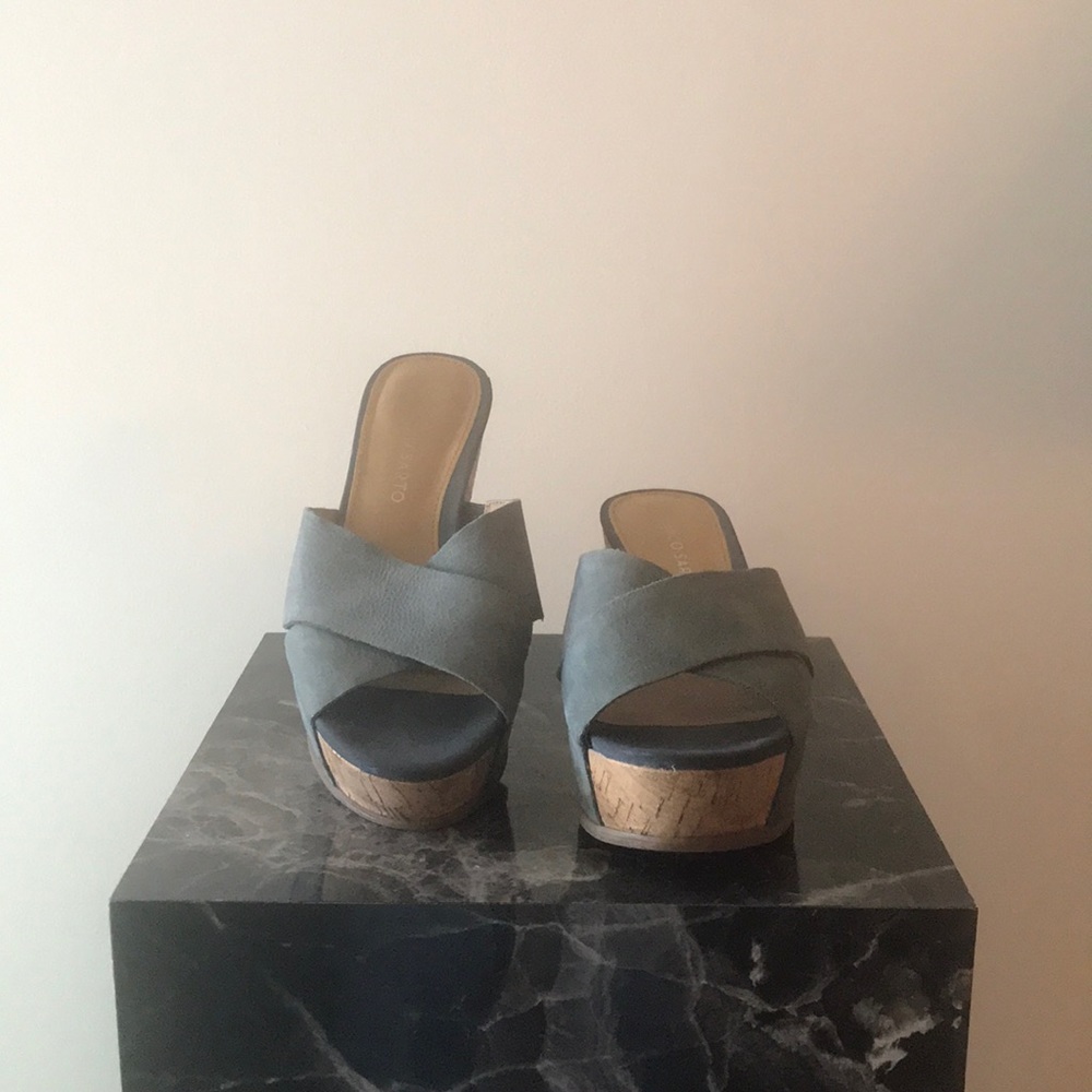 Franco Sarto cork platform sandals